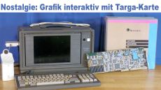 Mit der Taga+ Karte von TrueVision konnten schon 1990 interaktive Videospiele programmiert werden, deren Interaktion ausschließlich über Videoanalyse gesteuert wurde. (Quelle: hiz)