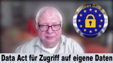 Hermann Sauer erklärt wie der Data Act der EU hilft an die eigenen IoT Daten zu kommen und wie es mit der Umsetzung in Deutschland steht. (Quelle: hiz)