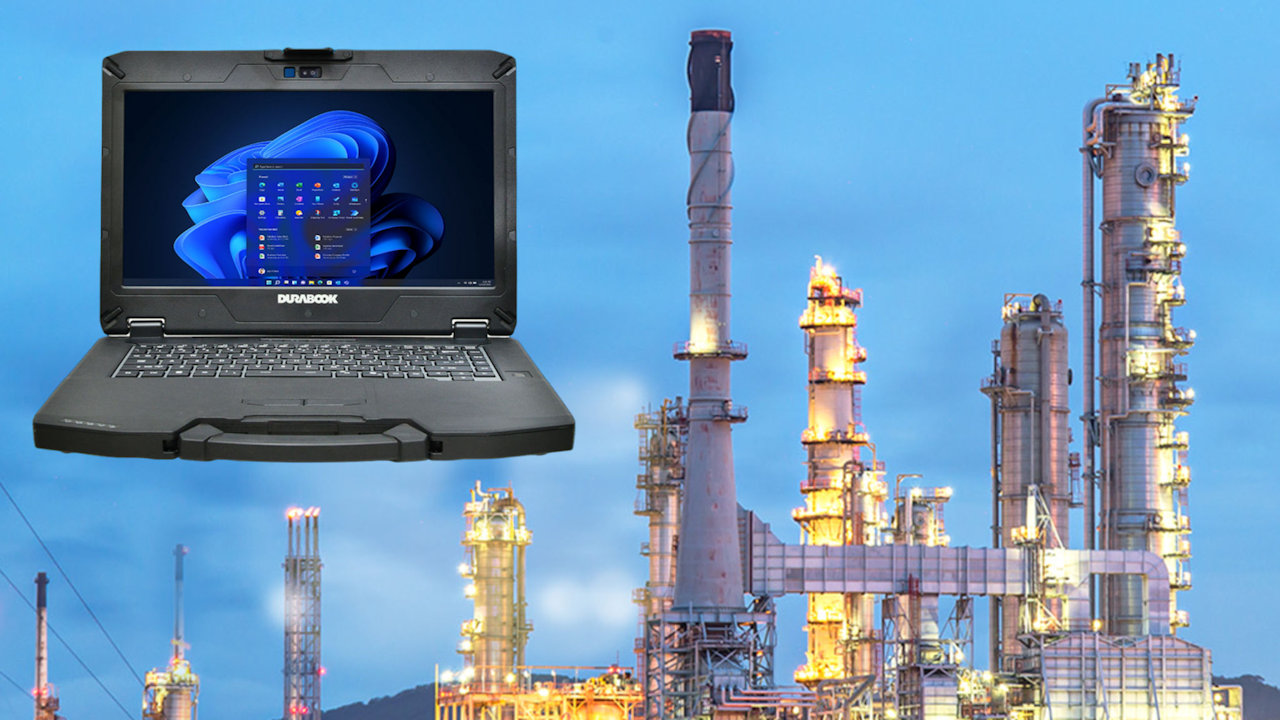 Gerade im Einsatz unter extremen Bedingungen, etwa in der Industrie, Fertigung oder Energieversorgung, darf die Datensicherung nicht vernachlässigt werden. (Quelle: Durabook)