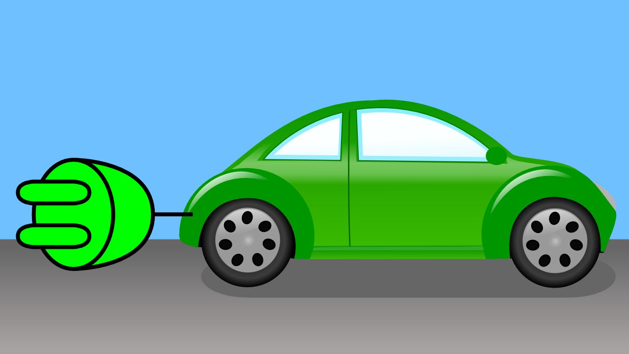 Bidirektionales Laden bietet die Möglichkeit, elektrisch betriebene Fahrzeuge als mobilen Zwischenspeicher für Strom zu verwenden um das Netz zu stabilisieren. (Quelle: OpenClipart-Vectors/Pixabay)