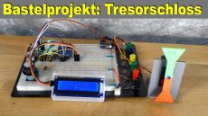 Das erste Konzept eines Tresorschlosses, dessen Code beliebig über Konfigurartionsdateien eingestellt werden kann. (Quelle: hiz)